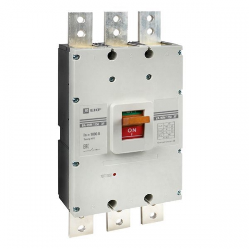 Выключатель автоматический 3п 1250/1000А 35кА ВА-99М PROxima EKF mccb99-1250-1000m mccb99-1250-1000m