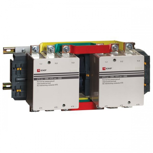 Контактор реверсивный КТЭ 265А кат. 230В AC 2НО EKF ctr-b-r-265 ctr-b-r-265