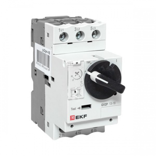 Выключатель автоматический для защиты двигателя GV2P 13-18А EKF gv2pm-18 gv2pm-18