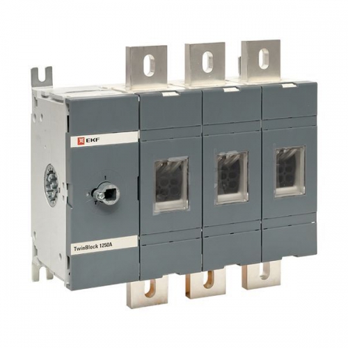 Рубильник 3п 1250А без рукоятки управления TwinBlock PROxima EKF tb-s-1250-3p tb-s-1250-3p
