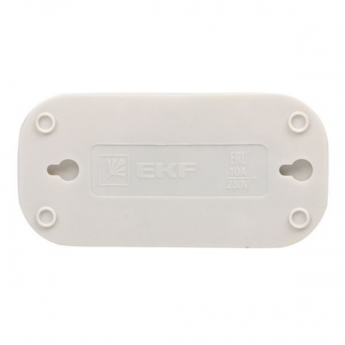 Колодка удлинителя 2-м без заземл. 10А Эксперт 2.2кВт EKF AKB10-2 AKB10-2