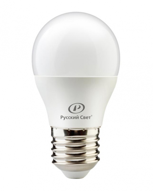 Лампа светодиодная RS G45 E27 8W 220-240V 4000К 8Вт 800лм Ra 90 шар РС 15010445049 15010445049