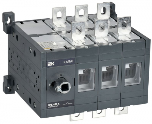 Выключатель-разъединитель ВРК 3п 400А реверс. без рукоятки KARAT IEK KA-VR20-3-0400 KA-VR20-3-0400