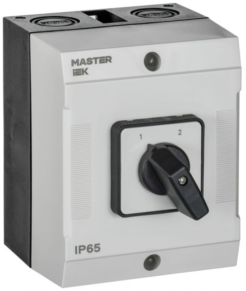 Переключатель кулачковый 10А (сх. 55) в боксе стандартная рукоятка IEK MI-CS20-010-055 MI-CS20-010-055