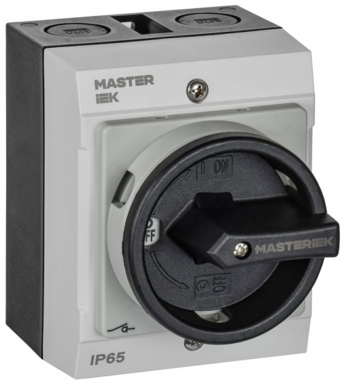 Переключатель кулачковый 10А (сх. 91) в боксе закрытая рукоятка IEK MI-CS21-010-091 MI-CS21-010-091