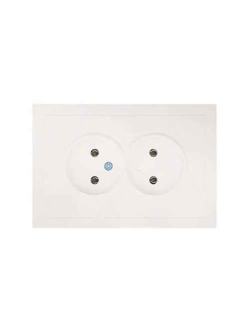 Розетка 2-мест. б/з СП ZIMA IP20 16А ПБТ безвинт. зажим слон. кость LEZARD 704-9000-128BQC 704-9000-128BQC