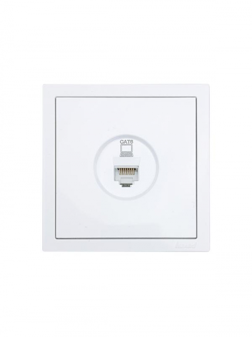 Розетка компьютерная 1-мест. СП ZIMA бел. LEZARD 704-0288-140 704-0288-140