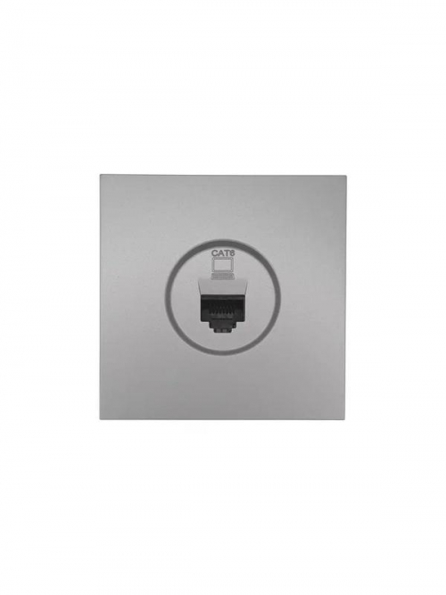 Розетка компьютерная 1-мест. СП ZIMA IP20 сер. матов. LEZARD 704-7488-140 704-7488-140