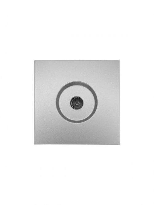 Розетка ТВ оконечная СП ZIMA IP20 сер. матов. LEZARD 704-7488-130 704-7488-130