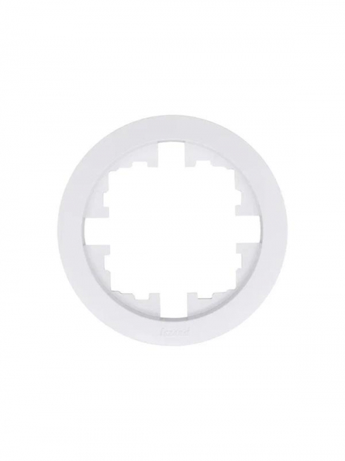 Рамка 1-м OSEN горизонт. круглая бел. LEZARD 744-0200-146 744-0200-146
