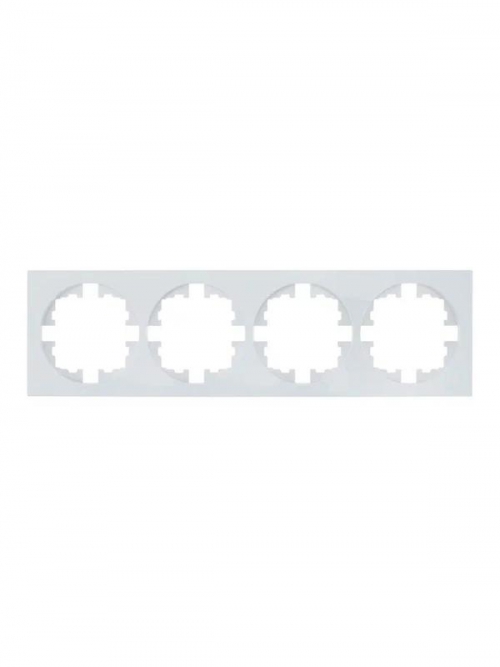 Рамка 4-м OSEN горизонт. квадрат бел. LEZARD 743-0200-149 743-0200-149