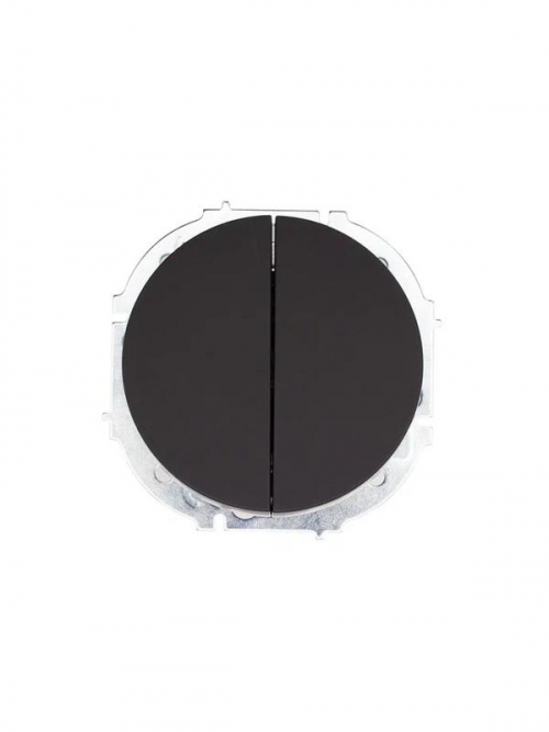 Выключатель 2-кл. СП OSEN 10А IP20 механизм черн. бархат LEZARD 743-4288-101 743-4288-101