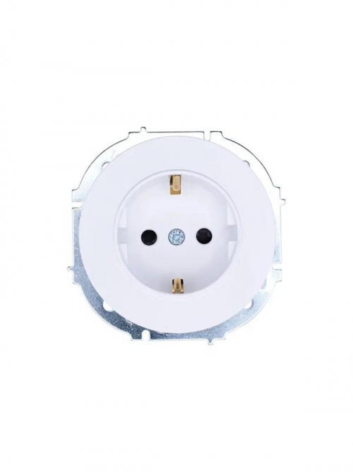 Розетка 1-м OSEN IP20 16А с защ. шторками ПБТ бел. LEZARD 743-0288-124B 743-0288-124B