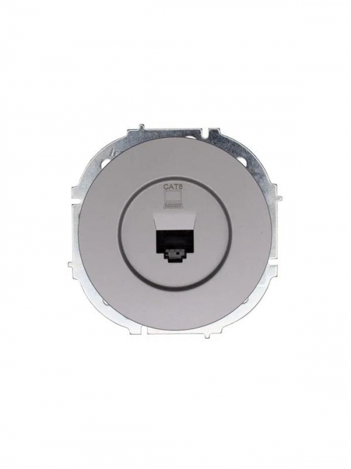 Розетка компьютерная СП OSEN RJ45 кат.6 механизм сер. матов. LEZARD 743-7488-140 743-7488-140