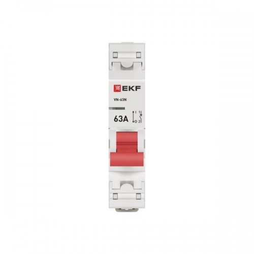 Выключатель нагрузки 1п 63А ВН-63N PROxima EKF S63163 S63163