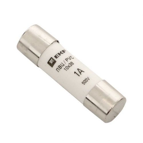 Вставка плавкая цилиндрическая ПВЦ 10х38 1А EKF pvc-10x38-1 pvc-10x38-1