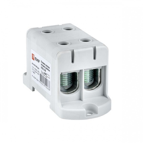 Клемма силовая вводная двойн. КСВ 16-95кв.мм сер. EKF plc-kvs2-16-95-grey plc-kvs2-16-95-grey