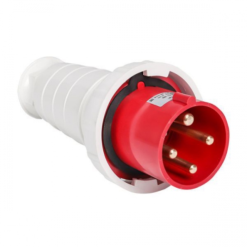 Вилка переносная 034 63А 3P+E 380В IP67 EKF ps-034-63-380 ps-034-63-380