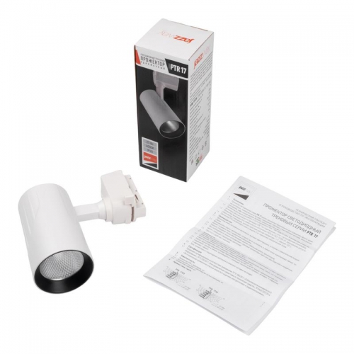 Светильник трековый PTR 1725 25Вт 4000К 24град. WH бел. IP40 Jazzway 5026148 5026148