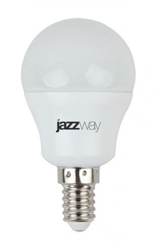 Лампа светодиодная PLED-SP-G45 7Вт шар 3000К тепл. бел. E14 540лм 230В JazzWay 1027856-2 1027856-2