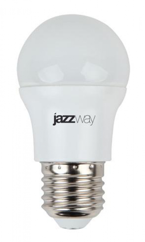 Лампа светодиодная PLED-SP-G45 7Вт шар 5000К холод. бел. E27 540лм 230В JazzWay 1027887-2 1027887-2
