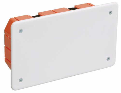 Коробка распаячная ОП 172х96х45 КМ41026 для полых стен (с саморезами пластиковые лапки с крышкой) ИЭК UKG11-172-096-045-P UKG11-172-096-045-P