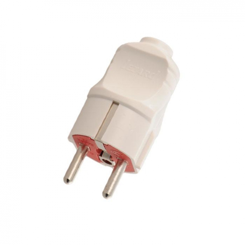 Вилка электрич. с заземл. UPS бел. LEZARD 715-0501-605 715-0501-605