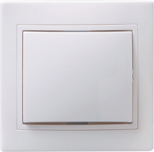 Выключатель 1-кл. СП КВАРТА 10А IP20 ВС10-1-0-КБ бел. ИЭК EVK10-K01-10-DM EVK10-K01-10-DM