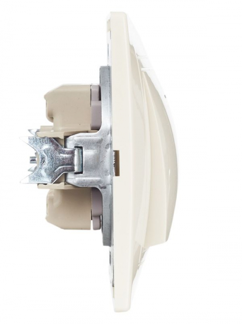 Выключатель 1-кл. СП КВАРТА с инд. 10А IP20 ВС10-1-1-ККм крем. ИЭК EVK11-K33-10-DM EVK11-K33-10-DM