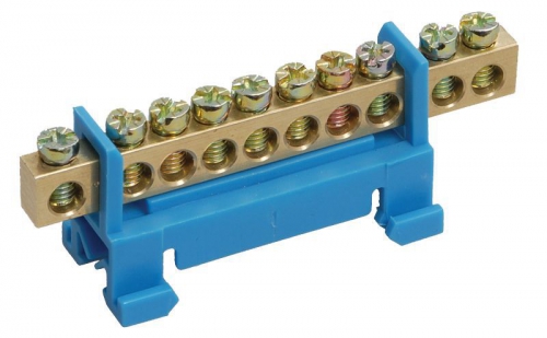 Шина нулевая на DIN-изол. 