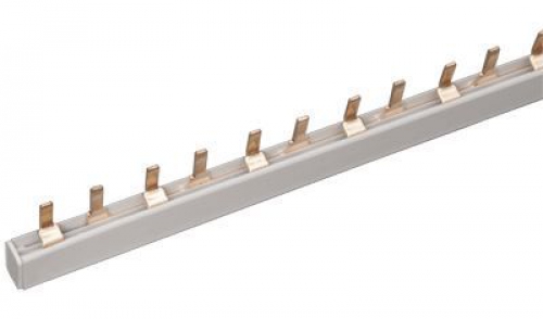Шина соединительная PIN 2п 63А (дл.1м) ИЭК YNS21-2-063 YNS21-2-063