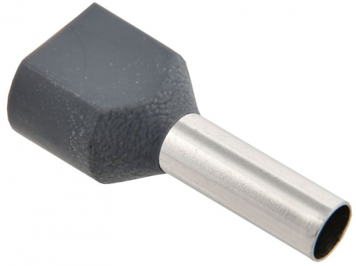 Наконечник-гильза изол. НГИ2 4.0-12 сер. (уп.100шт) ИЭК UTE10-D4-0-100 UTE10-D4-0-100