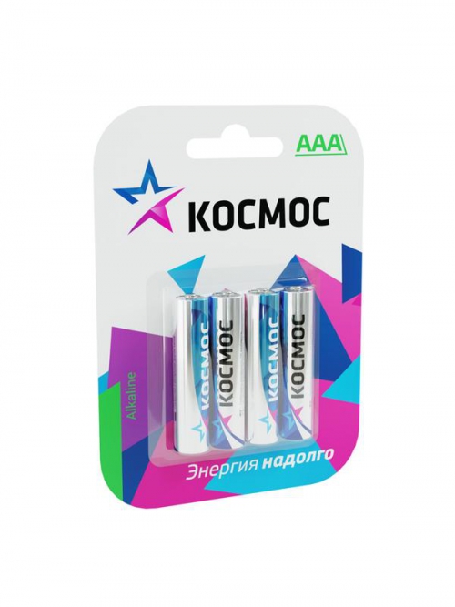 Элемент питания алкалиновый LR03 BP-4 (блист.4шт) Космос KOCLR034BL_classic KOCLR034BL_classic