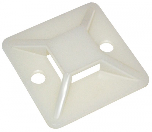 Площадка самокл. 30х30 под хомуты бел. (уп.100шт) ИЭК UHP30-30-100 UHP30-30-100