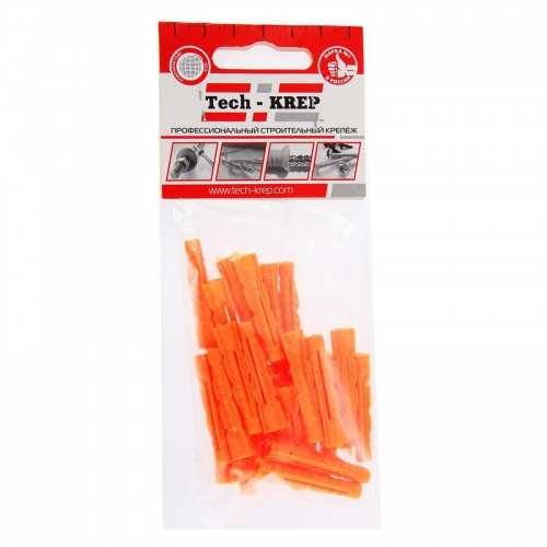 Дюбель универс. 6х37 полипропилен (уп.30шт) пакет Tech-Krep 102929 102929