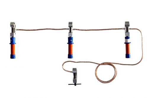 Заземление переносное ПЗРУ-1 Д для распред. устр. до 1кВ 16кв.мм Диэлектрик Д157668 Д157668