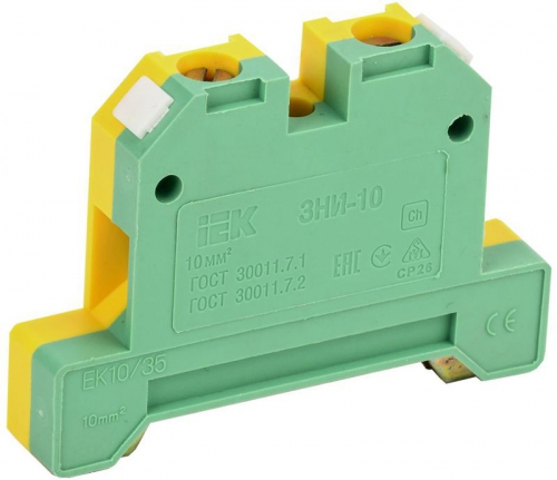Зажим наборный ЗНИ-10PEN 10кв.мм (JXB-земля) IEK YZN20-010-K52 YZN20-010-K52