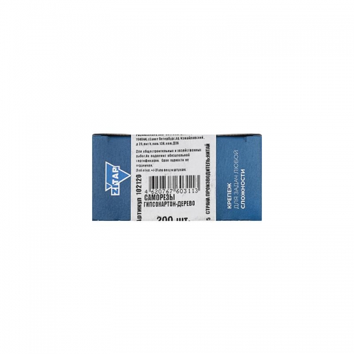 Саморез 3.8х25 гипсокартон-дерево (уп.200шт) коробка Tech-Krep 102120 102120