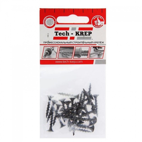 Саморез 3.8х25 гипсокартон-дерево (уп.30шт) пакет Tech-Krep 102370 102370