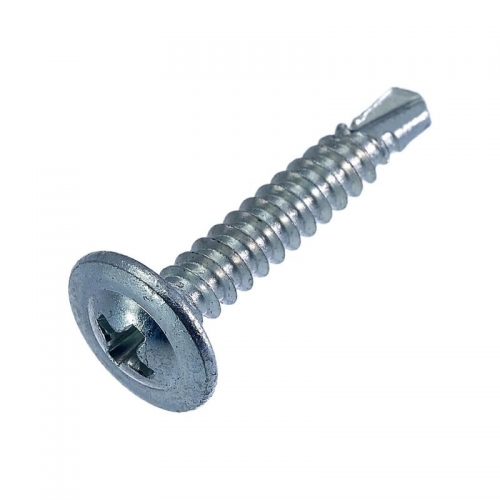 Саморез 4.2х16 металл-металл с прессшайбой сверло цинк (уп.200шт) коробка СТРОЙМЕТИЗ UTORM2060063 UTORM2060063