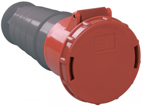 Розетка кабельная 63А 380В 3P+PE+N ССИ-235 IP54 ИЭК PSR22-063-5 PSR22-063-5