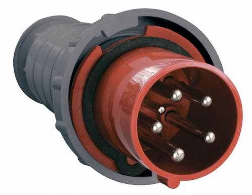 Вилка эл. каб. 63А 3P+PE+N 380В IP54 ССИ-035 ИЭК PSR02-063-5 PSR02-063-5
