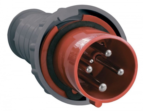 Вилка эл. каб. 63А 3P+PE 380В IP54 ССИ-034 ИЭК PSR02-063-4 PSR02-063-4