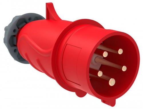 Вилка эл. каб. 16А 3P+PE+N 380В IP44 MAGNUM ССИ-015 ИЭК PSN02-016-5 PSN02-016-5