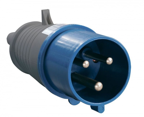 Вилка эл. каб. 32А 2P+PE 220В IP44 ССИ-023 ИЭК PSR01-032-3 PSR01-032-3