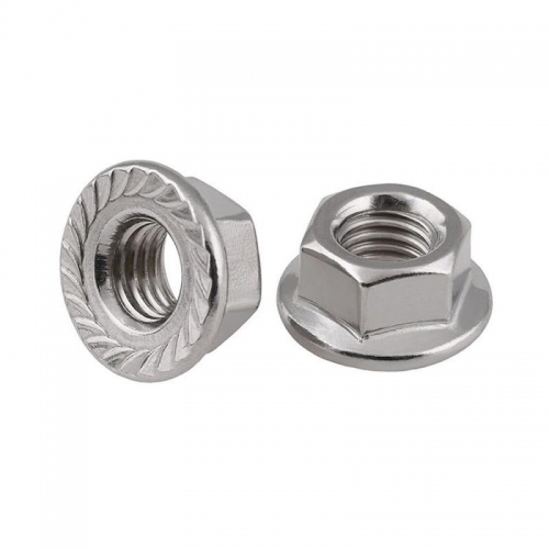 Гайка шестигранная DIN6923 оцинк. с фланцем М6 (уп.200шт) пакет Tech-Krep 141611 141611