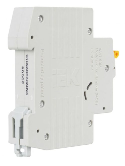 Выключатель автоматический модульный 1п C 10А 6кА ВА47-60M IEK MVA31-1-010-C MVA31-1-010-C