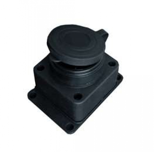 Розетка настенная 16А 250В с заглушкой с заземл. каучук IP44 (еврослот) UNIVersal 602229 602229