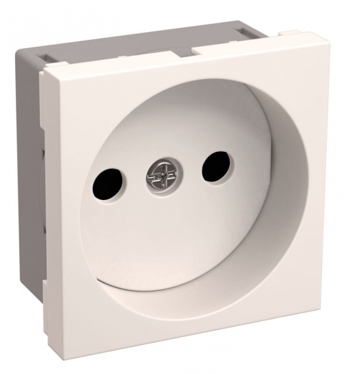 Розетка 1-м 2мод. Праймер РКС-20-20-П-К 10А IP20 45х45 без заземл. бел. IEK CKK-40D-RSB2-K01-K CKK-40D-RSB2-K01-K