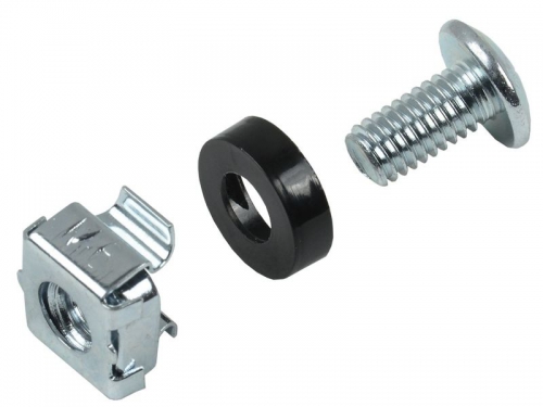 Набор винта с головкой под крестовую отвертку встраиваемая гайка для крепления на 19дюйм профиль (уп.1шт.) ITK ITK-HP-28 ITK-HP-28